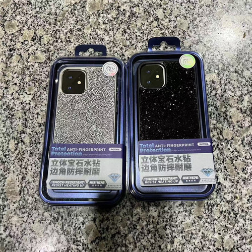 remax水钻防摔耐磨苹果手机壳