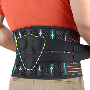 Breathable Waist Support Back Brace Lower Back Pain Lumbar S