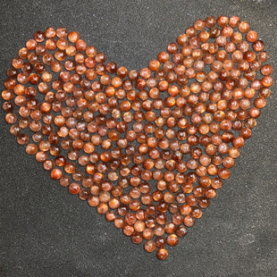 天然金太阳石戒面裸石DIY绕线镶嵌戒指吊坠耳钉手链金草莓闪光石