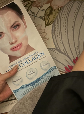 韩国DERMAFIX贵妇胶原蛋白面膜维C积雪草修复三重弹力皱纹管理8片