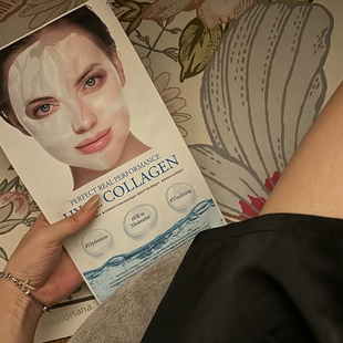 韩国DERMAFIX贵妇胶原蛋白面膜维C积雪草修复三重弹力皱纹管理8片