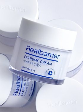 韩国直邮48升级real barrier72小时滋润修复丽欧蓓莉面霜保湿屏障