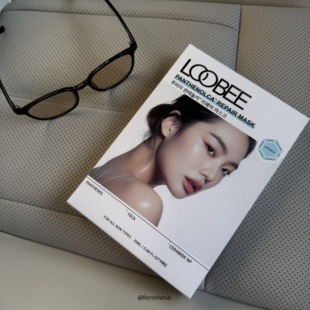 韩国直邮LOOBEE露碧急救舒缓潘特诺卡水光积雪草补水保湿面膜