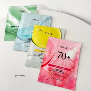 韩国直邮Anua透明质酸PDRN水分光泽保湿面膜舒缓改善毛孔面部瑕疵