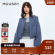 秋季 衬衫 新品 MOUSSY 日系简约风宽松短款 长袖 女028IAZ30 1014