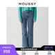 复古高腰修身 新品 微喇牛仔裤 马蹄裤 1730 MOUSSY 010GAA12 春季