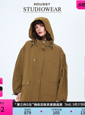 STUDIOWEAR x MOUSSY春季新品户外风夹克外套女028ISA30-1701