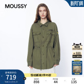 2026春季 外套028ISB30 新品 风多口袋抽绳衬衫 1007 复古工装 MOUSSY