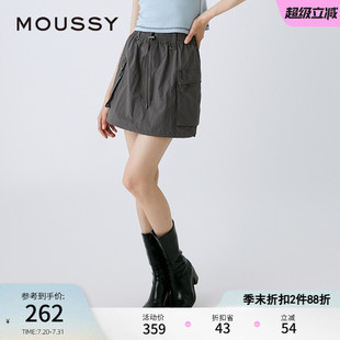 半身裙028HSZ30 MOUSSY 短款 山系户外风工装 2001 夏季