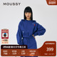 刺绣连帽卫衣028ISQ90 MOUSSY 1131 联名款 休闲风短款 春季 新品