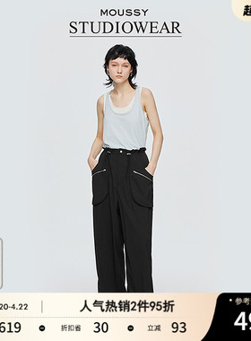 STUDIOWEAR x MOUSSY 春季新品抽绳工装休闲裤028ISA31-3381