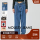 010HAA11 MOUSSY 5611 经典 丹宁设计感腰带直筒牛仔裤 秋季 新品