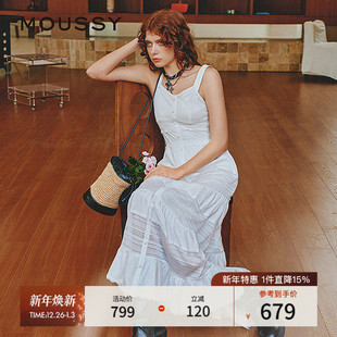 波西米亚风度假吊带连衣裙女028ISZ33 新品 1301 秋季 MOUSSY