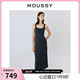 【张淼怡同款】MOUSSY 夏季度假风碎花吊带连衣裙028GSZ30-0590