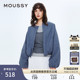 日系简约风宽松短款 新品 长袖 衬衫 1014 MOUSSY 女028IAZ30 春季