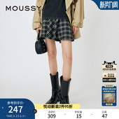 复古风blokette格纹半身裙010HAS31 MOUSSY 美式 新品 1601 春季