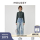 春季 010HSS11 新品 复古风破洞宽松直筒牛仔裤 0270 美式 MOUSSY