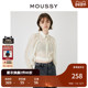 女010HS730 MOUSSY 1620 优雅泡泡袖 透视碎花衬衫 早春新品 法式