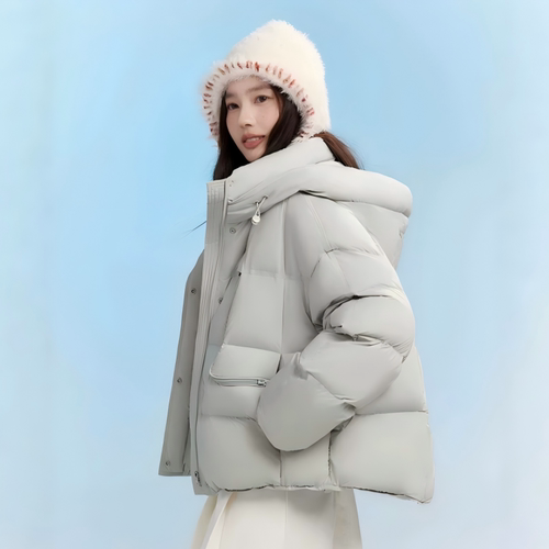 冰淇淋女短款羽绒服小个子冬季