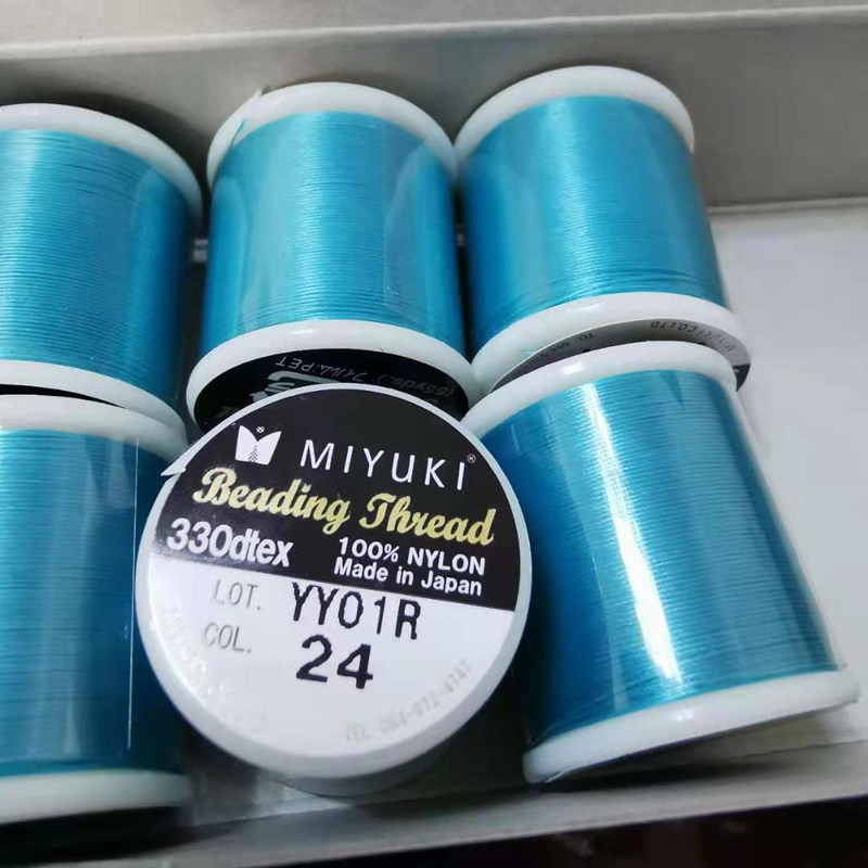 Miyuki dây xâu hạt nhật bản dây nylon gắn sáp miyuki dây châu báu 50 m #40