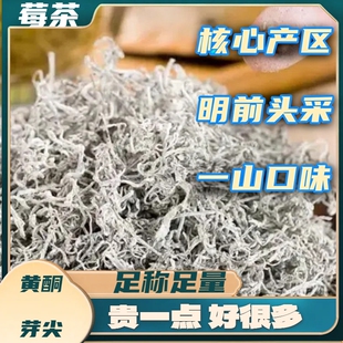 爆款芽【新茶够喝大半年】莓茶龙须黄酮莓茶【白霜】端芽尖莓茶