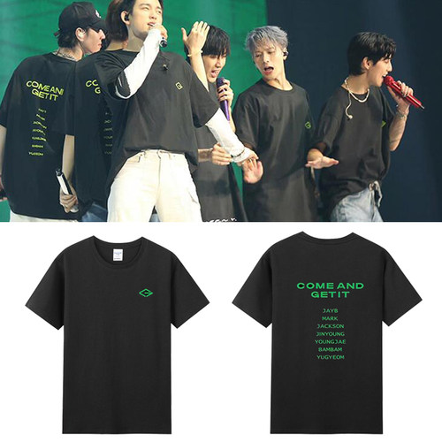 GOT7 HOMECOMING FANCON演唱会周边应援服同款纯棉短袖T恤宽松夏