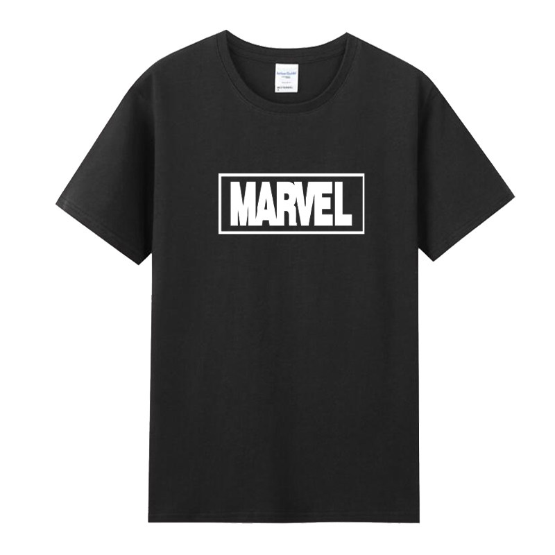 漫威MARVEL复仇者联盟2美国队长蜘蛛侠绿巨人同款男女纯棉短袖T恤