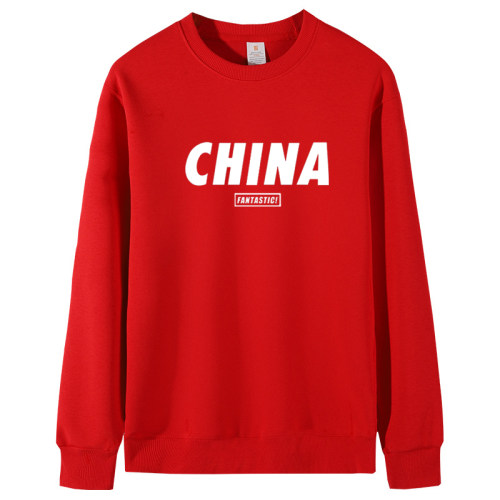 国潮CHINA卫衣圆领爱国长袖
