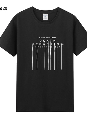死亡搁浅小岛秀夫Death Stranding短袖t恤夏季PS4死亡之绊衣服潮