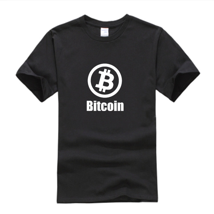 BitCoin以太坊ethereum区块链比特币莱特币火币男女纯棉短袖T恤潮
