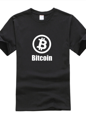 BitCoin以太坊ethereum区块链比特币莱特币火币男女纯棉短袖T恤潮