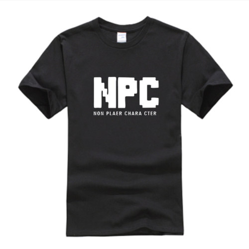 NPC道具合成创意游戏周边短袖t恤男女纯棉衣服情侣装上衣潮半袖夏