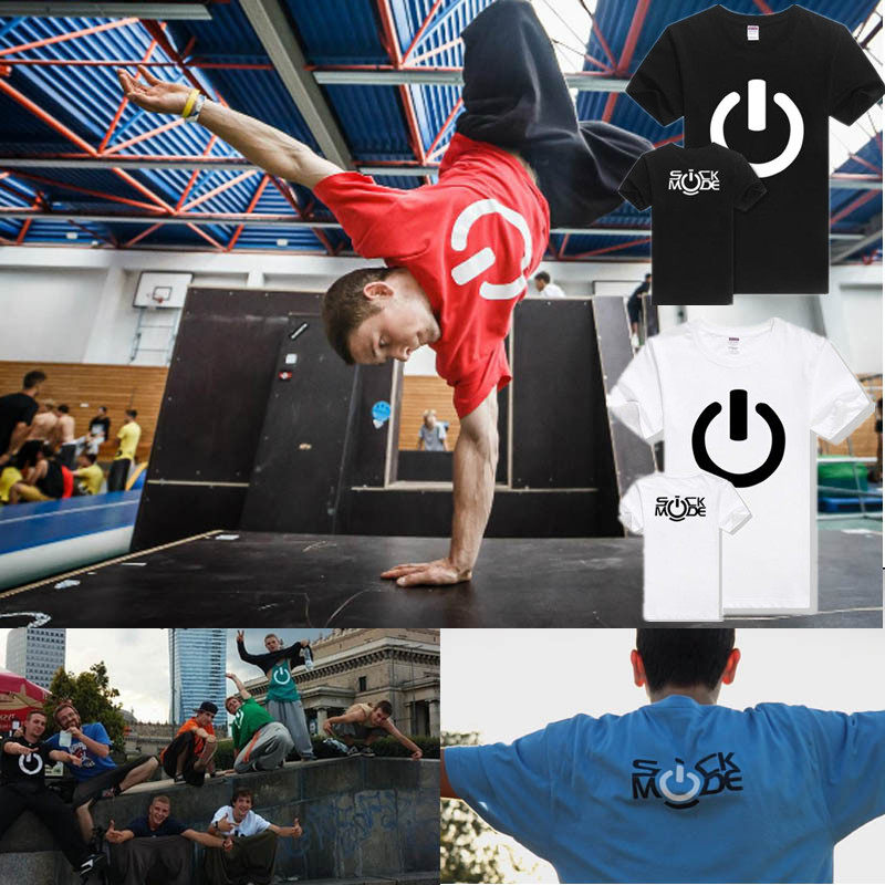 Sick Mode 综合训练服 T恤 Parkour 跑酷 纯棉宽松短袖衣服 包邮