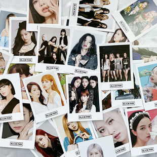 BLACKPINK小卡LOMO卡Lisa Jisoo Jenny Rose拍立得照片留言lomo卡