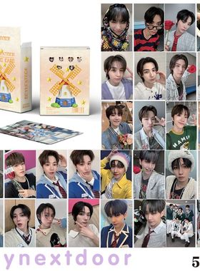 BOYNEXTDOOR镭射小卡SUNGHO RIWOO韩娱明星周边六门童专辑小卡片