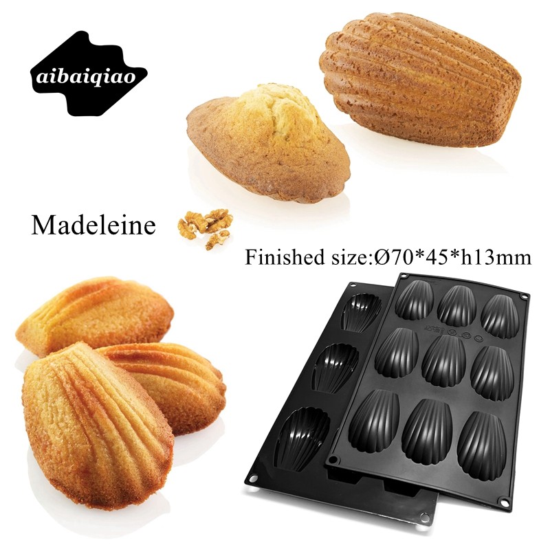 爱百巧 新款条纹 9连玛德琳糕点模具 法式甜点茶歇西点模贝壳蛋糕,厨房/烹饪用具,烘焙模具,淘宝优惠券,粉丝福利购,淘宝优惠卷
