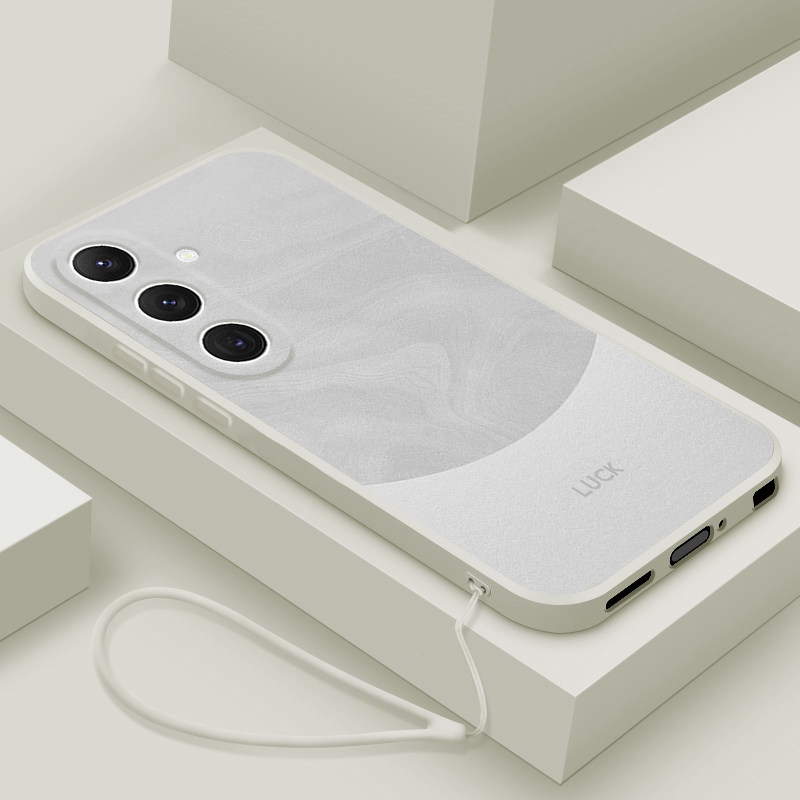 适用三星s24手机壳新款GalaxyS24+液态硅胶软壳S24ultra镜头全包防摔S24FE保护套plus男女生简约高级外壳流沙