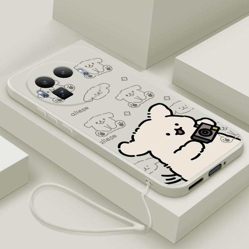 液态硅胶软壳 镜头全包 卡通个性