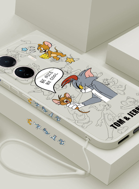 vivos15e手机壳5G新品款vivo s15e保护套液态硅胶V2190A全包镜头防摔vⅰvos卡通ⅴivos猫和老鼠网红情侣男女