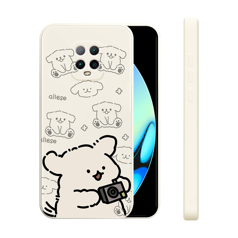 适用红米10x手机壳新款5G小米redmi10X液态硅胶软壳4G男女生红米10xpro镜头全包防摔保护套pr0卡通可爱拍照狗