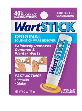 现货美国WartStick强效40%水杨酸去跖角质老茧鸡眼去肉粒棒