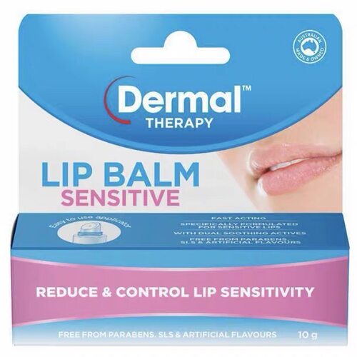 现货澳洲Dermal Therapy乐慕康lip balm sensitive敏感肌唇膏10g