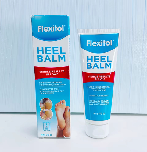 现货美国Flexitol Heel Balm脚跟霜足部去死皮开裂修护滋润霜112g