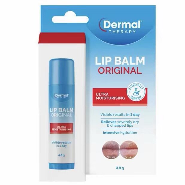 现货澳洲Dermal Therapy乐慕康 Lip Balm Stick唇膏保湿4.8g