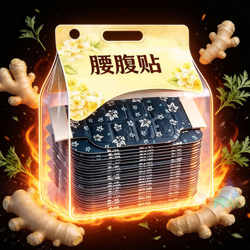 艾草蒸汽自发热暖宫护腰贴