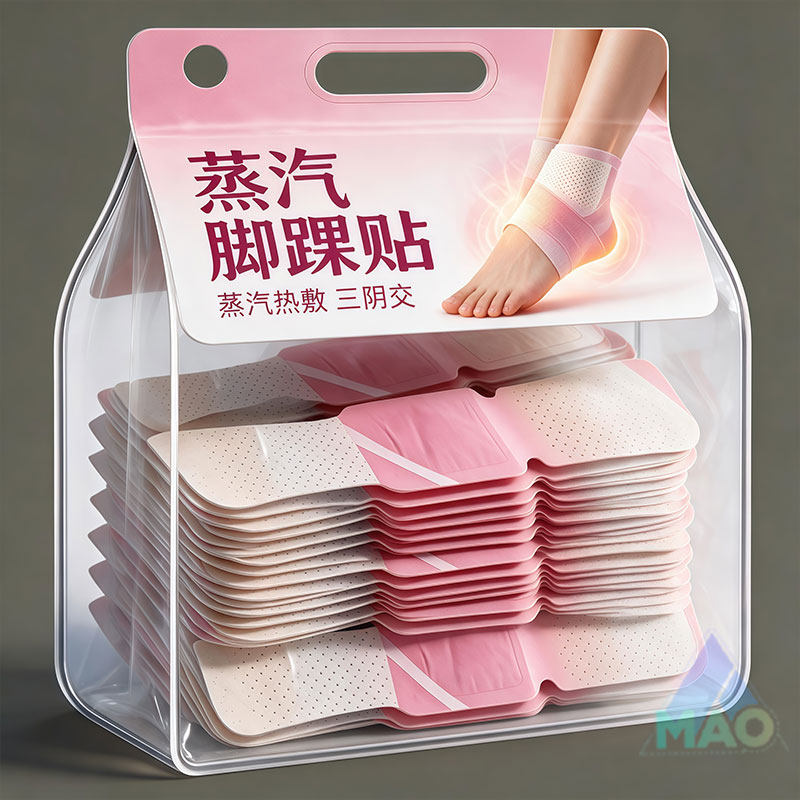 艾草自发热艾灸脚踝暖宝宝贴
