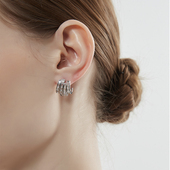 KITSH四爪耳钉轻奢高级感气质大气耳环2025新款 925银针耳饰女 爆款