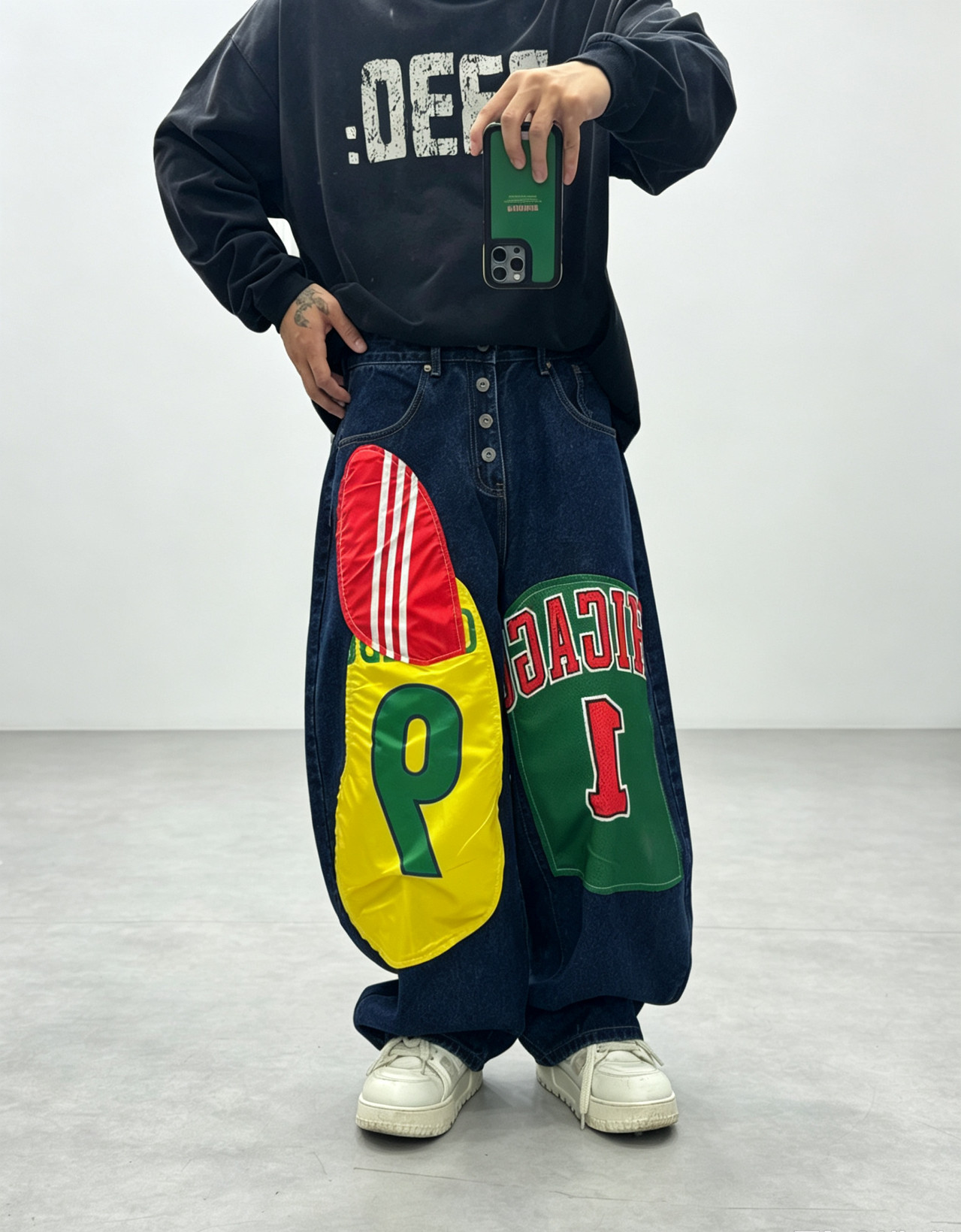【野仓 WILDSTOCK】补牛仔裤