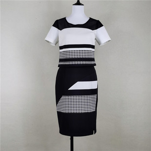 台湾品牌专柜正品折扣高端大牌女装京华采夏季新款职业半身裙套装