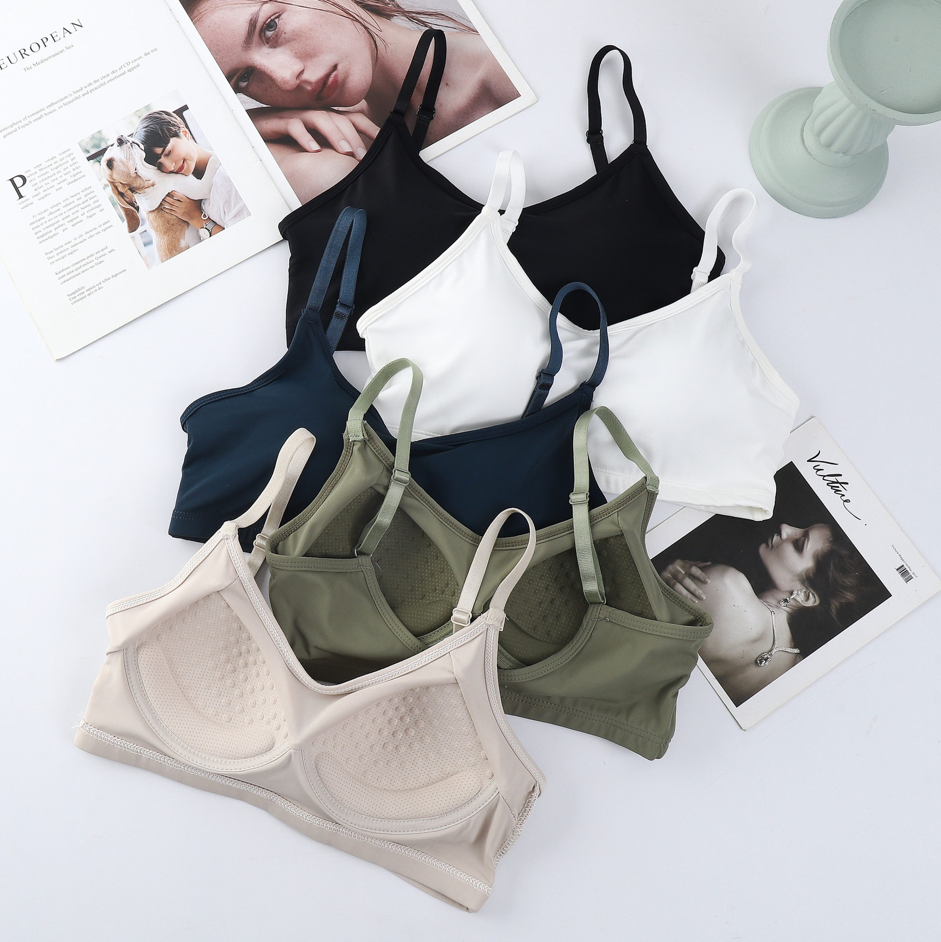 韩版 新款潜水一体杯罩上衣女款 沙滩游泳冲浪浮潜服分体水母衣